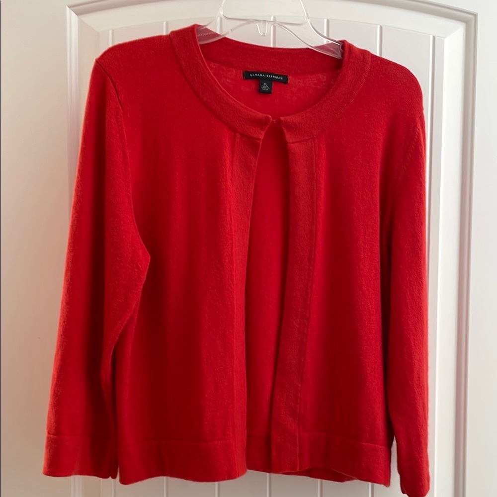 Banana Republic Red Women's Cardigan